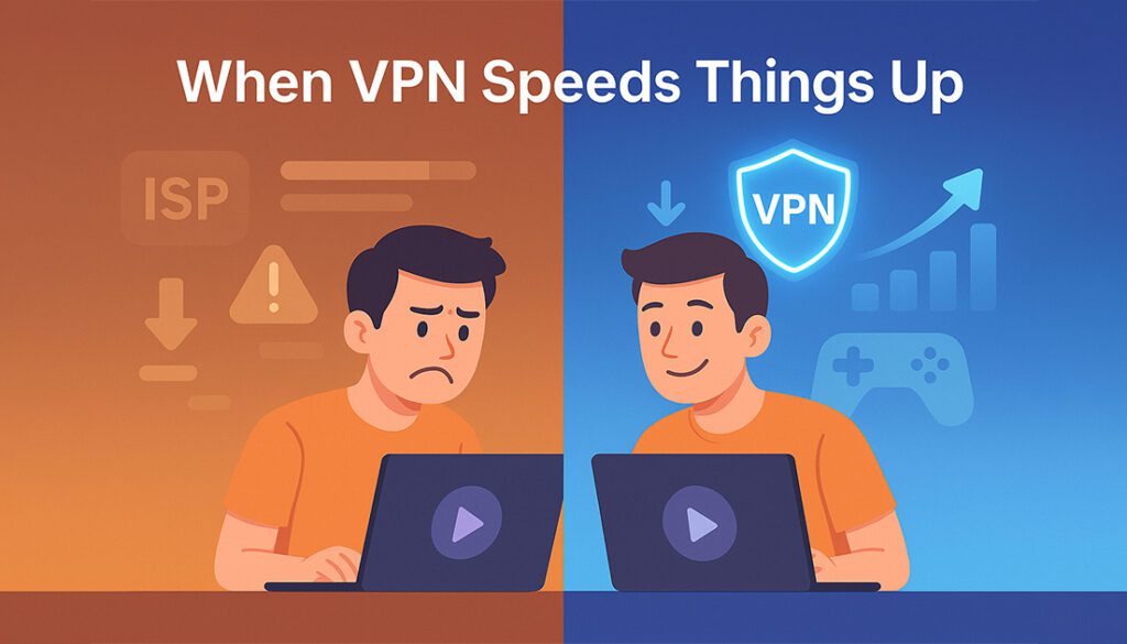 can VPN improve internet speed