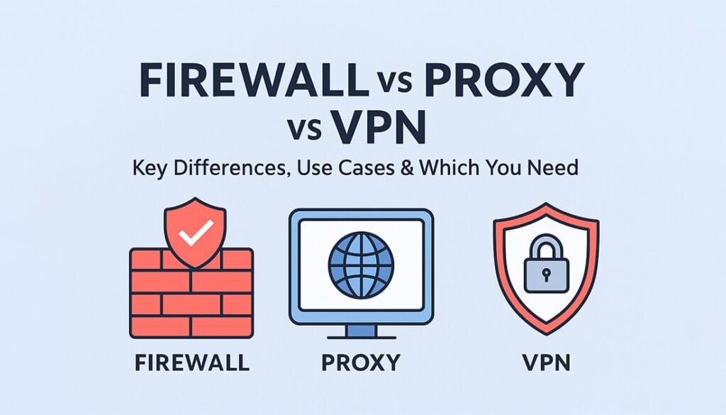 Firewall vs Proxy vs VPN