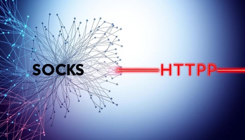 SOCKS proxy vs HTTP proxy