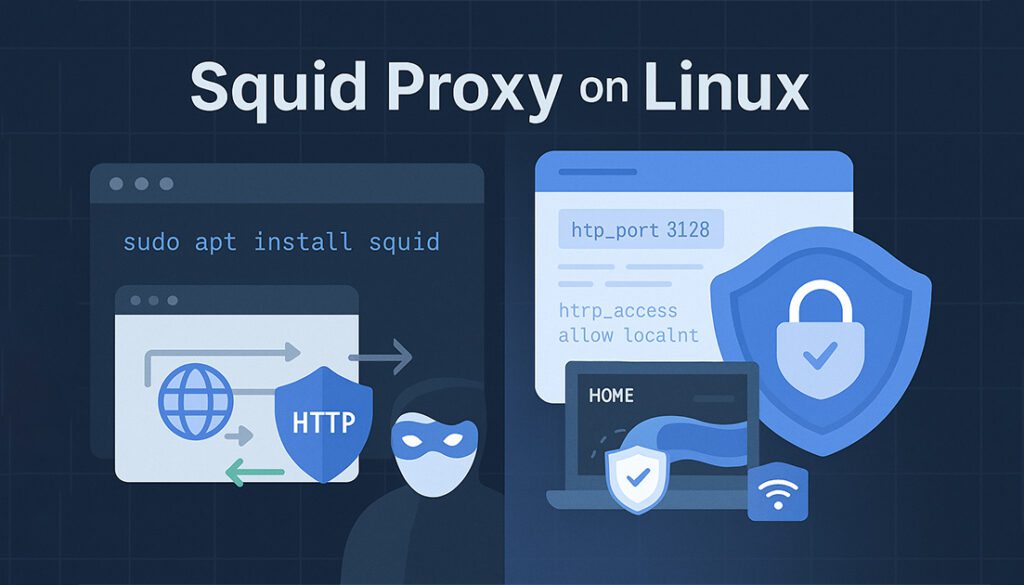 how to make a proxy server on Linux (Squid)