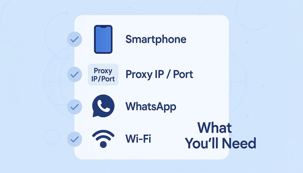 Proxy for WhatsApp