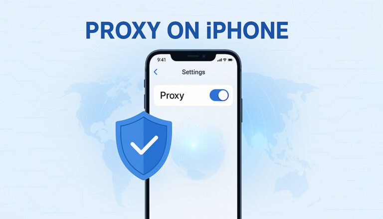 how to use proxy on iPhone