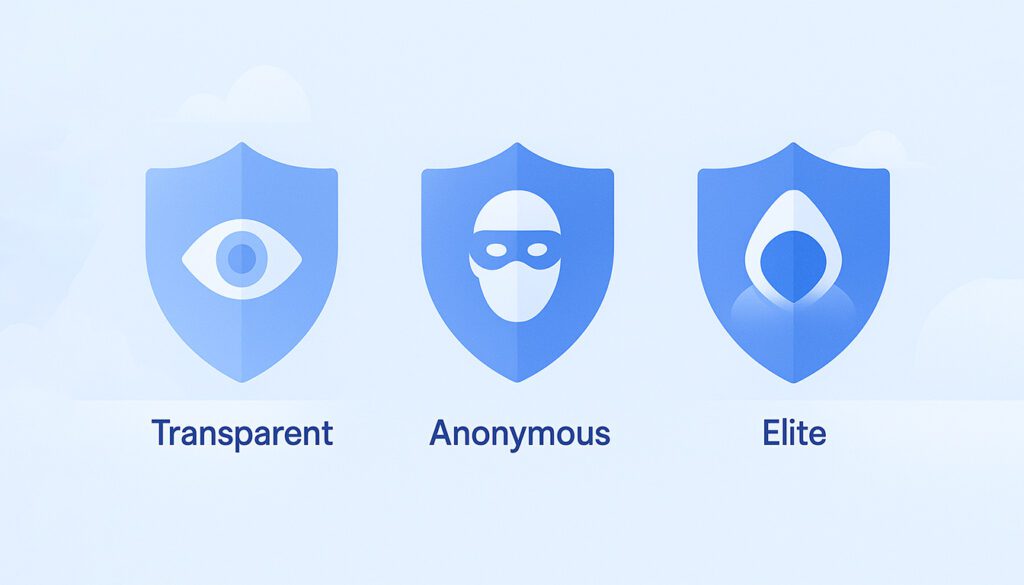 Proxy type: Anonymity Level