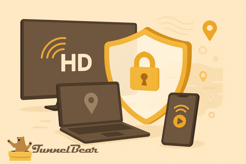 TunnelBear VPN Streaming & P2P