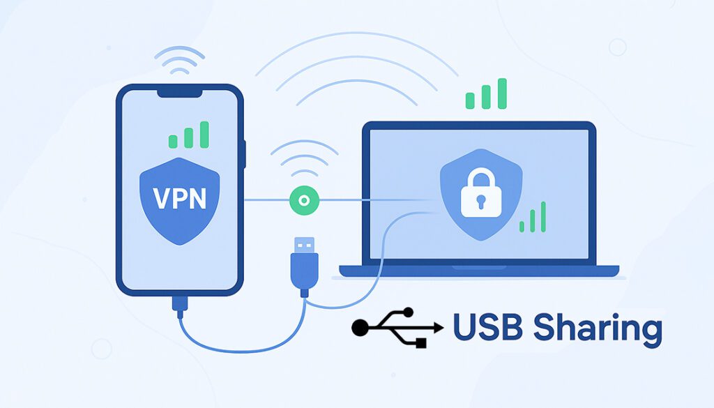 How to make VPN Hotspot USB tethering