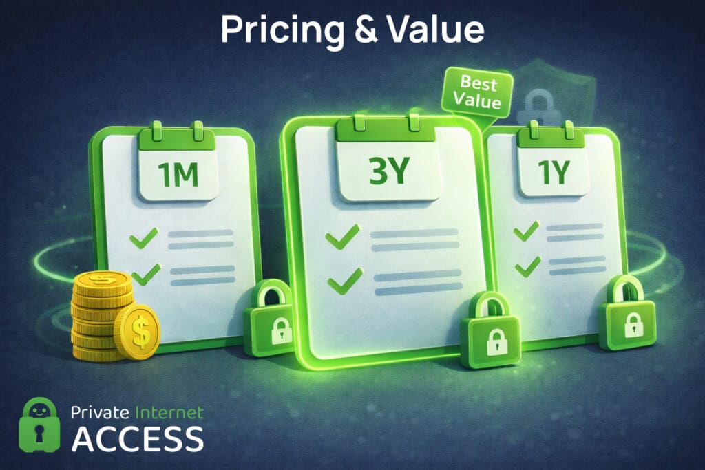 Private Internet Access Pricing and Value