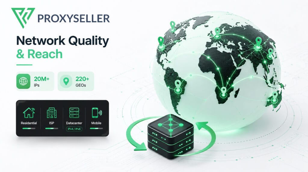 Proxy-seller 1 Proxy-Seller Review network quality & reach