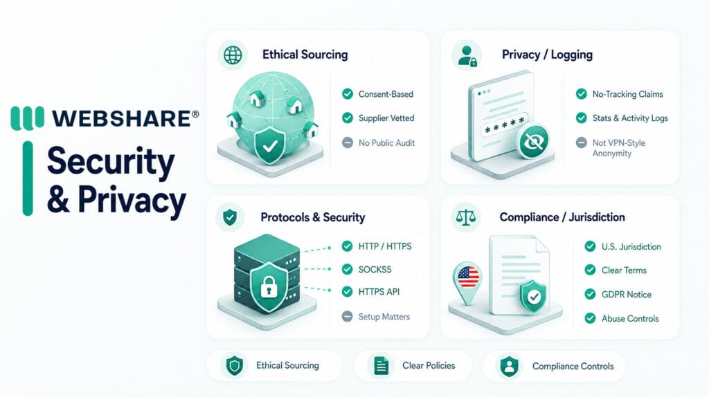 3 Webshare Proxy review Webshare Proxy Review Security & Privacy